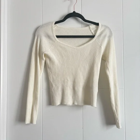 3/$45 Sweetheart Ribbed Sweater - Picture 2 of 8